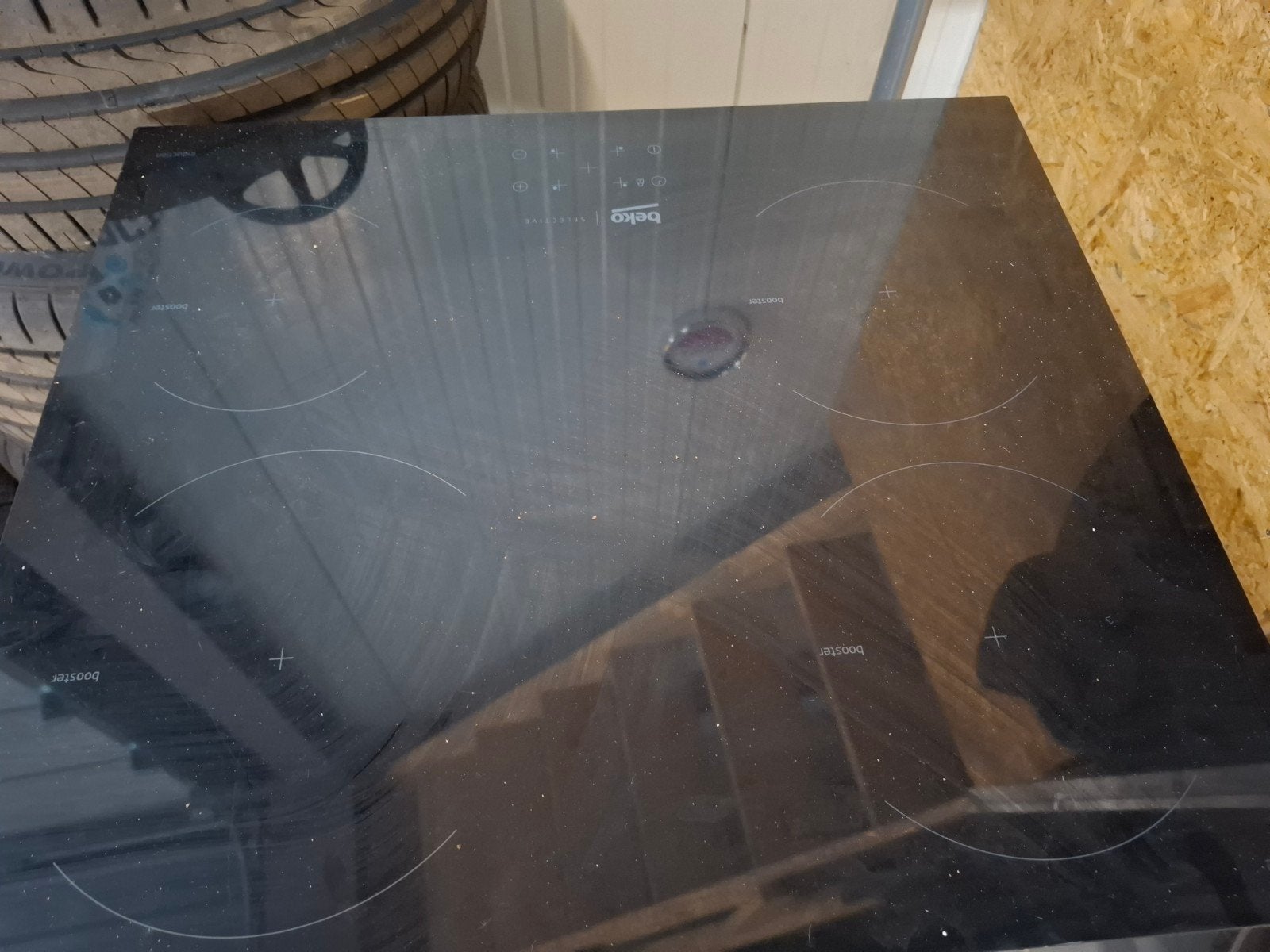 Beko elektrische kookplaat 4 pits - Zo goed als nieuw, Ophalen of Verzenden, Zo goed als nieuw, Elektrisch, 4 kookzones