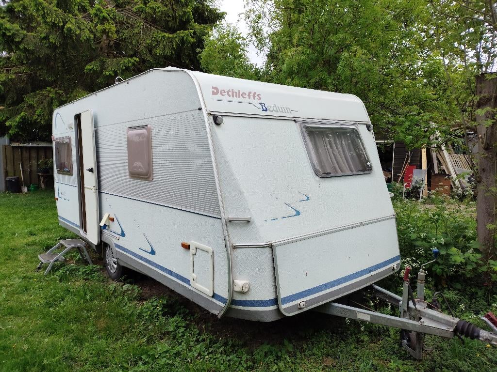Dethlffs Beduin rf6 (510) bj 2000, Caravans en Kamperen, Caravans, Rondzit, Particulier, Vast bed, Dethleffs