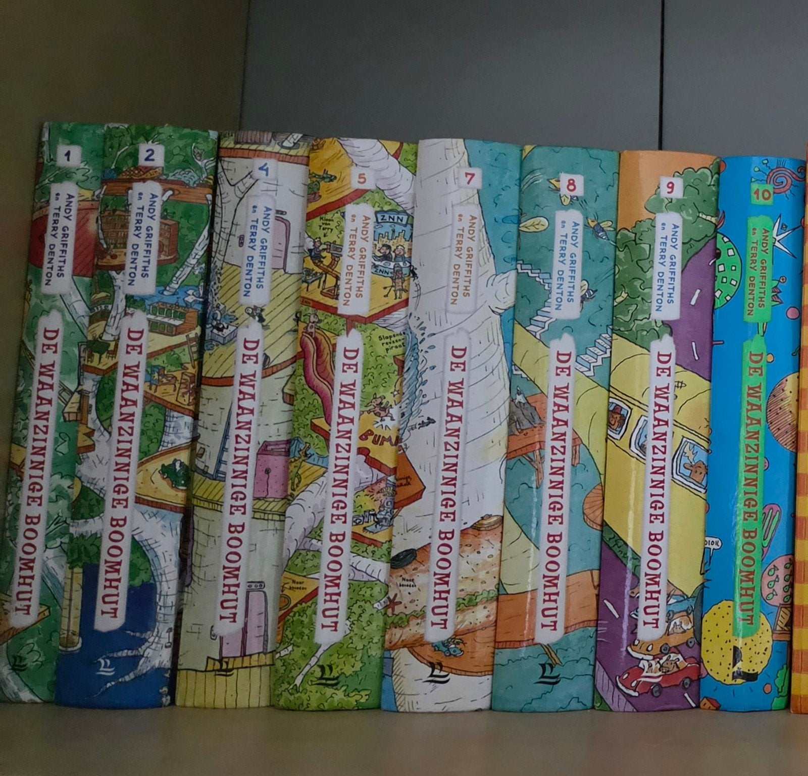 De Waanzinnige Boomhut - Delen 1, 2, 4, 5, 6, 7, 8, 9, 10, Ophalen of Verzenden, Gelezen, Andy Griffiths en Terry Denton, Fictie algemeen