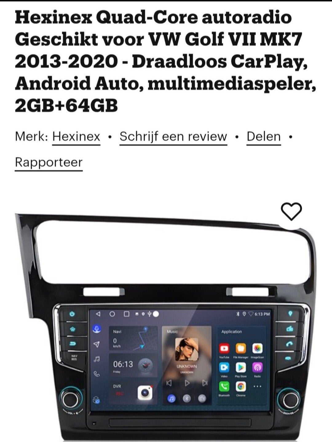 android car play, Auto diversen, Ophalen of Verzenden, Nieuw