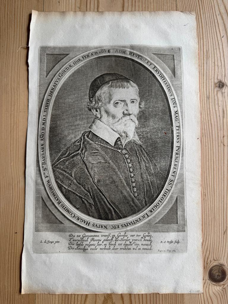 9 x 17de eeuwse Portretten gravures, Ophalen of Verzenden, Portret, Gravure, 1600 - 1699