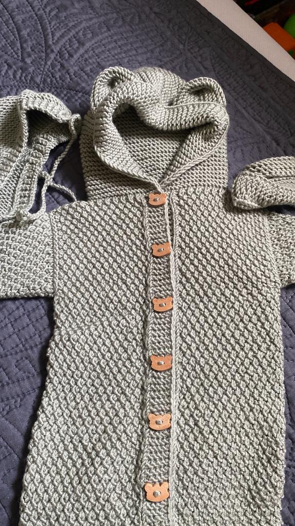 Handgemaakte wollen overall, Kinderen en Baby's, Ophalen of Verzenden, Nieuw, Jongetje of Meisje