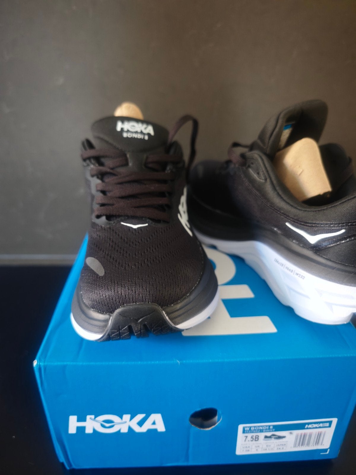 Hoka Bondi 8 hardloopschoenen - Zwart - Maat 39, Hoka, Nieuw, Ophalen of Verzenden, Sportschoenen