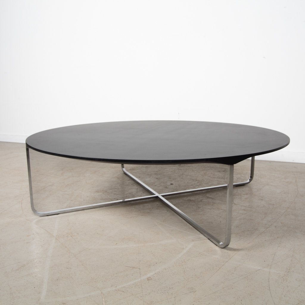 Montis Flint Salontafel Zwart Kunststof Ø110 cm, Huis en Inrichting, Niet ingevuld, Zo goed als nieuw, Niet ingevuld, Niet ingevuld