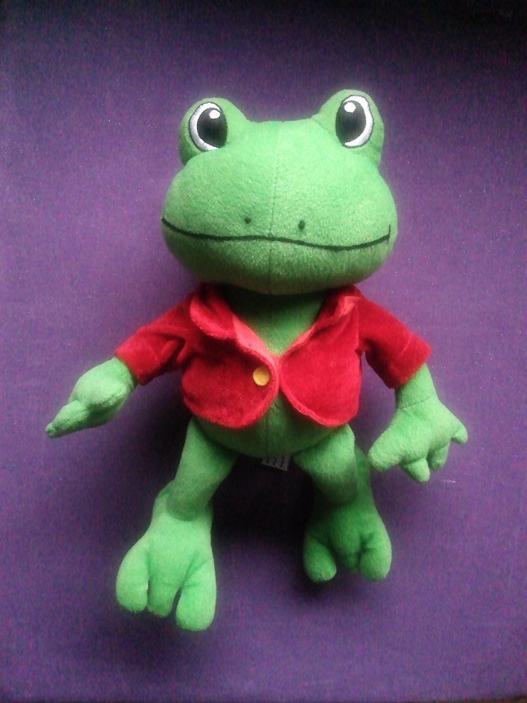 DUINRELLKnuffel KIKKER RICK DE KIKKER  30 CM **Nieuw**, Kikker, Groen, Overige karakters, Nieuw
