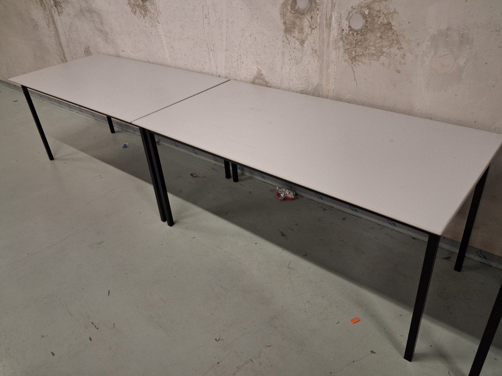 3x buro tafel 160x80, Ophalen, Gebruikt, Overige materialen, 50 tot 100 cm