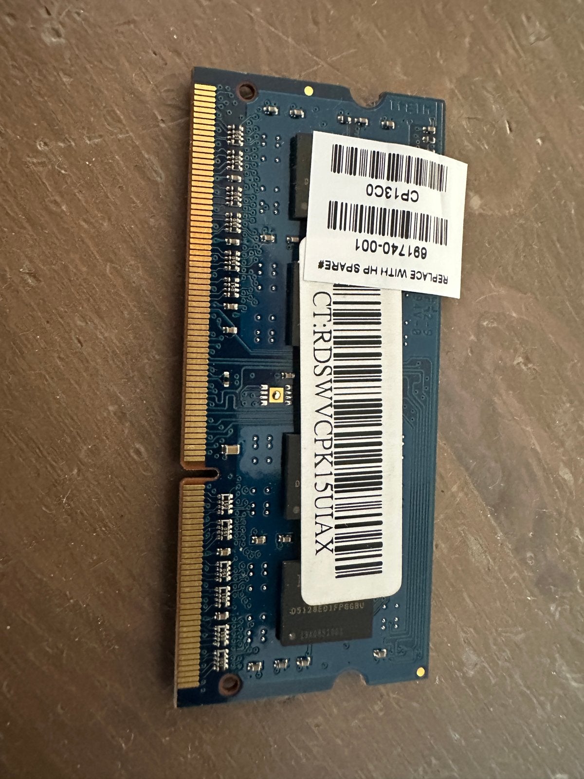 Kingston HP 4GB DDR3 RAM Geheugenmodule, Computers en Software, RAM geheugen, DDR3, Ophalen of Verzenden, Zo goed als nieuw, Laptop