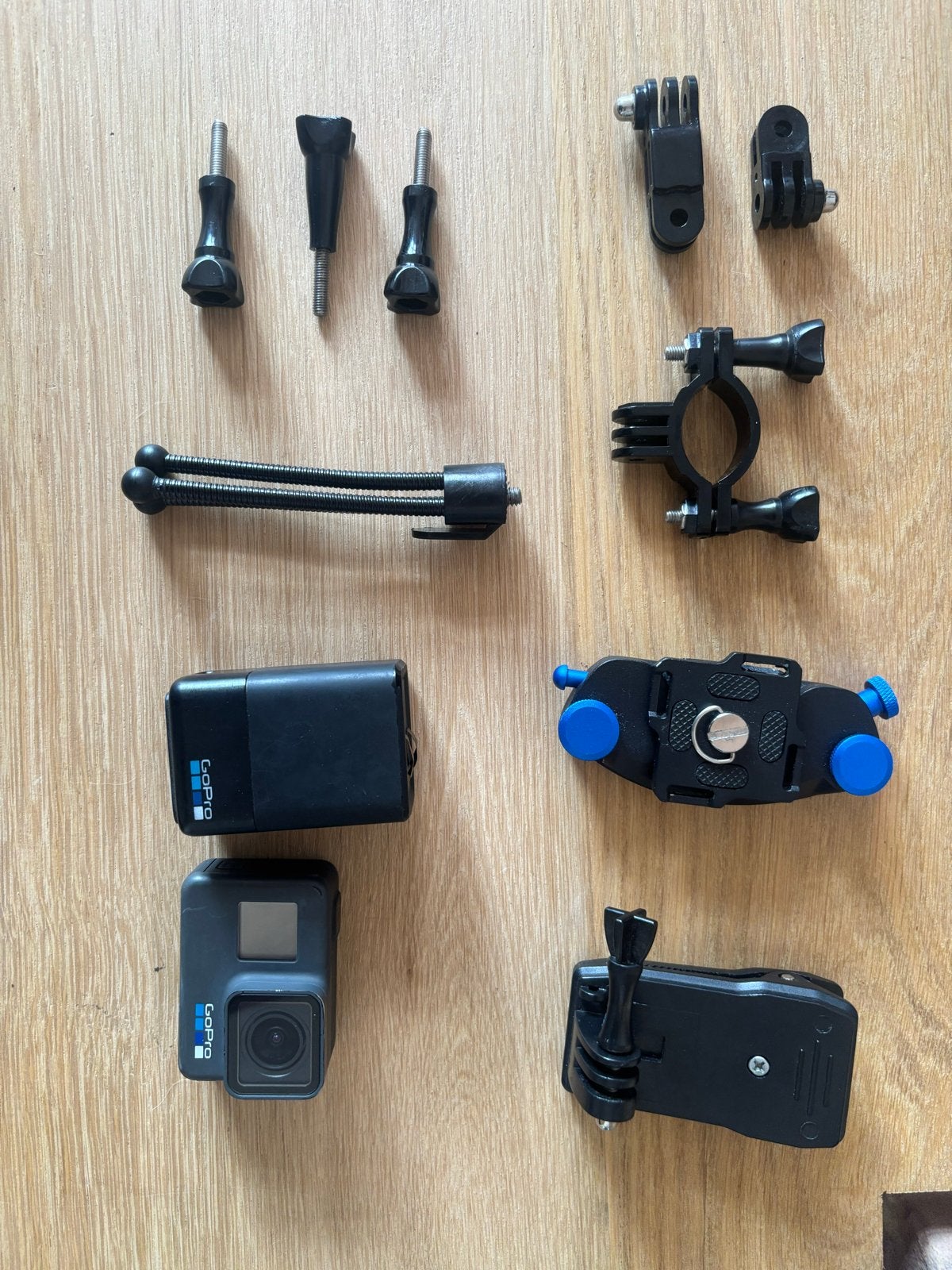 GoPro HERO6 Black met accessoires en 3 batterijen, Audio, Tv en Foto, Actiecamera's, Ophalen of Verzenden, Gebruikt, GoPro