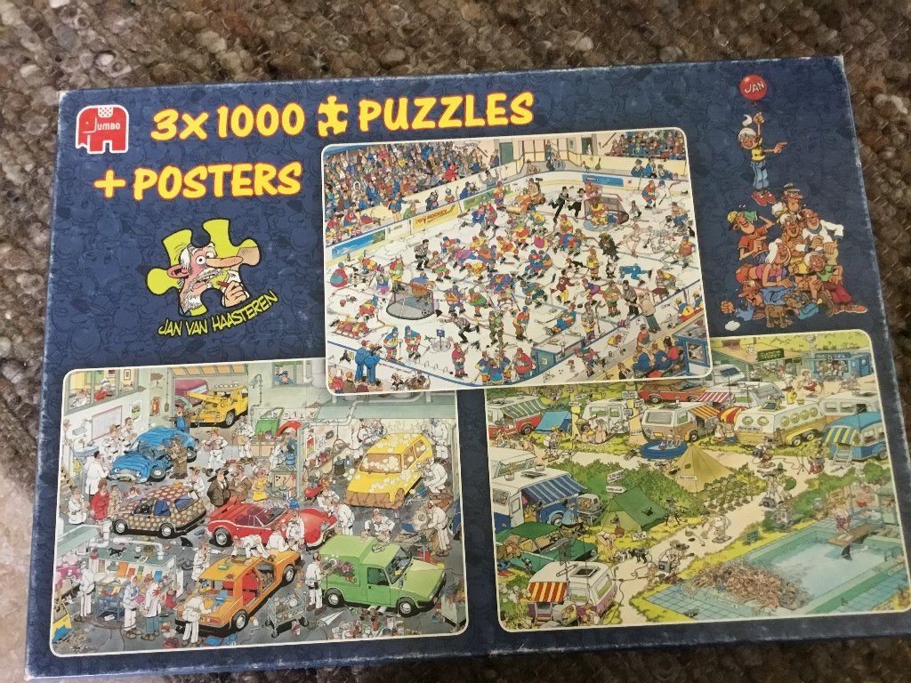 Jan van Haasteren puzzles, Ophalen, 500 t/m 1500 stukjes, Gebruikt, Legpuzzel