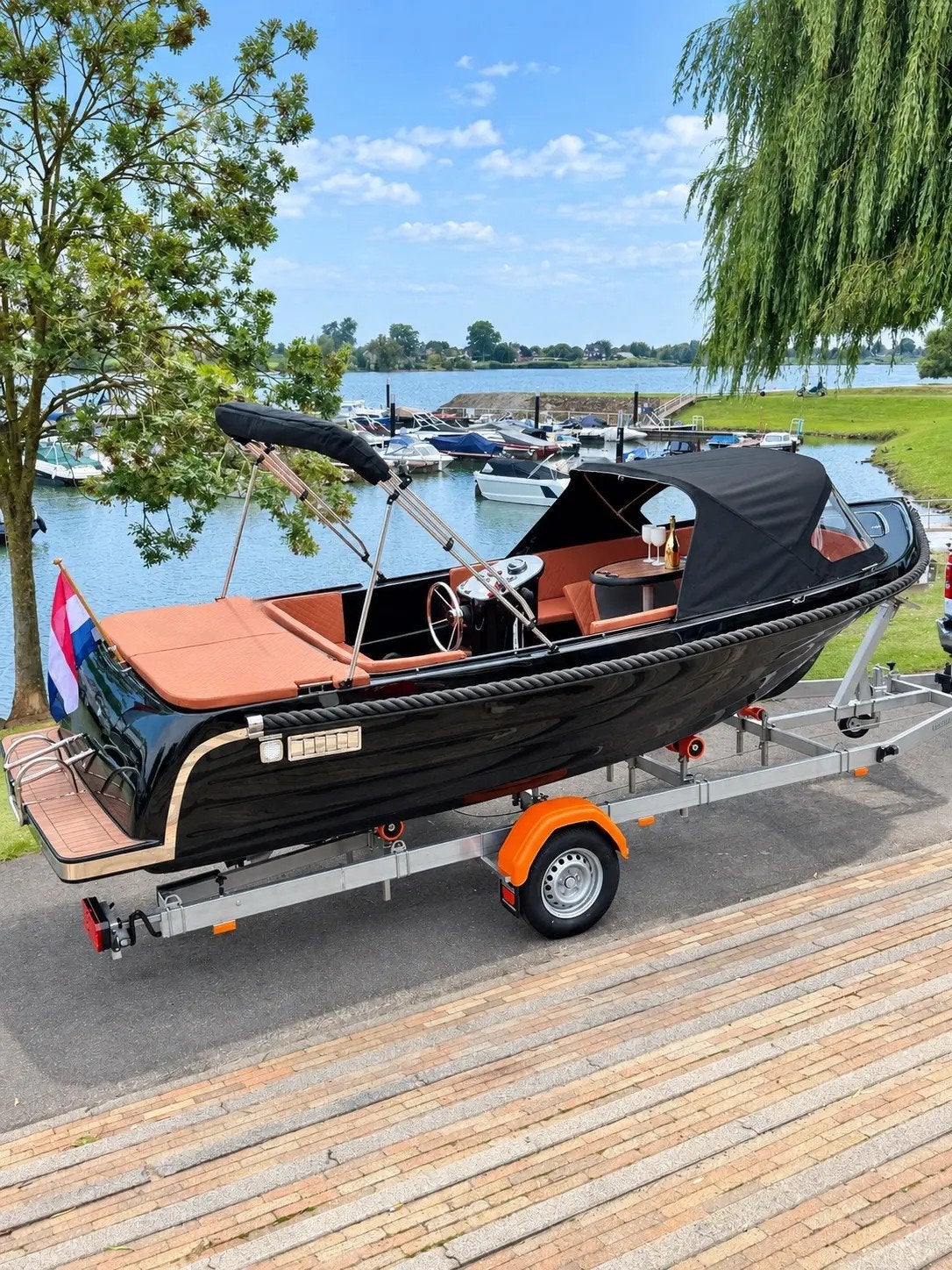 Maassloep 590 Honda 20pk nieuw full opties, Overige materialen, Overige typen, Overige brandstoffen, Nieuw