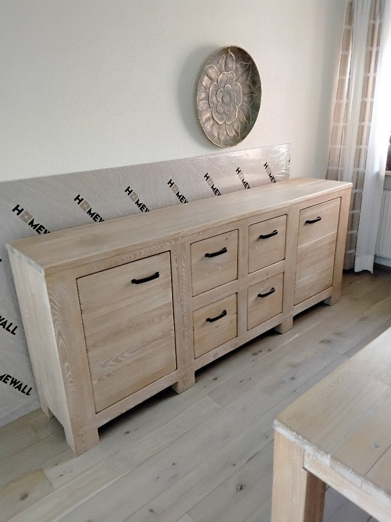 Meubels, Ophalen, Gebruikt, Whitewas, Eikenhout