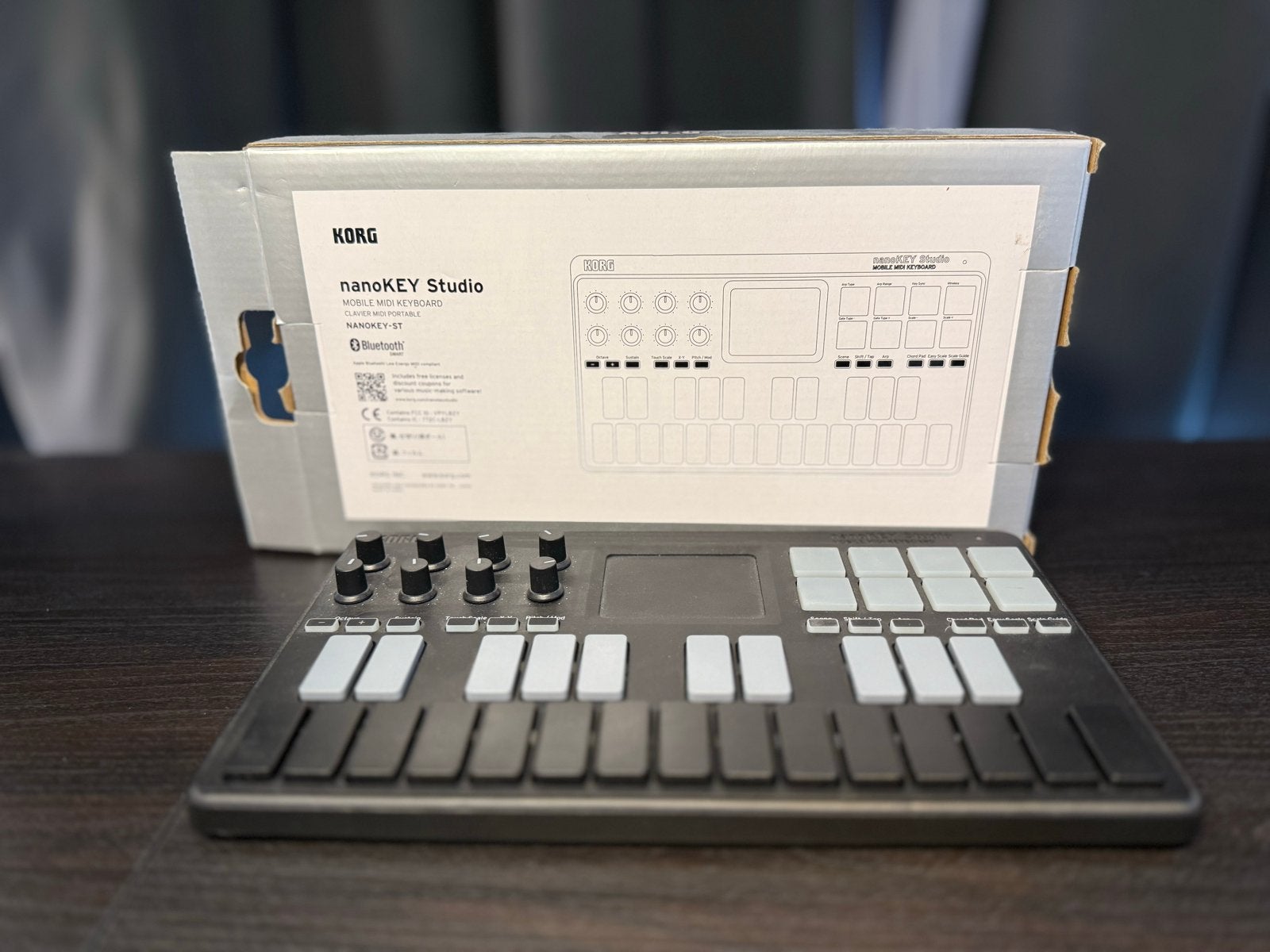 Korg nanoKEY Studio MIDI-controller - Zo goed als nieuw, Korg, Zo goed als nieuw, Met midi-aansluiting, Overige aantallen