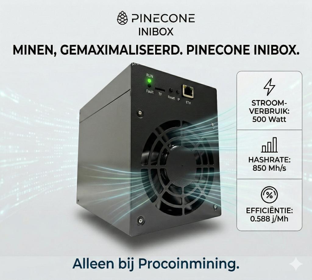 Inibox crypto miner, Ophalen of Verzenden, Nieuw, Onbekend