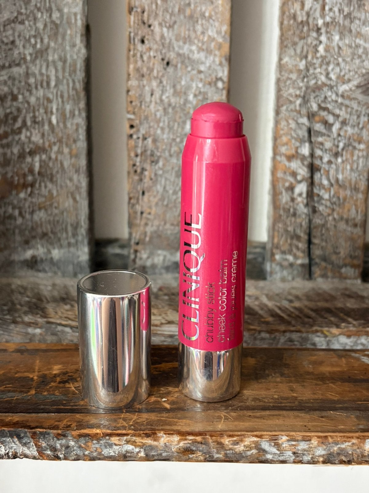 Clinique Chubby Stick Blush 03, Ophalen of Verzenden, Zo goed als nieuw, Roze, Wangen