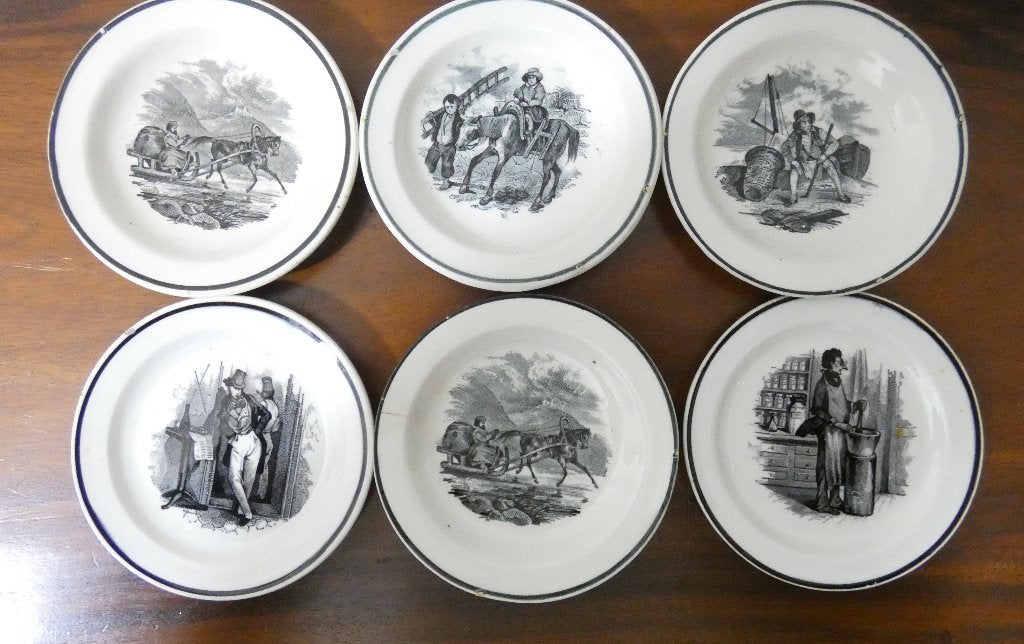6 petit four schaaltjes - onbekend [1544], Ophalen of Verzenden