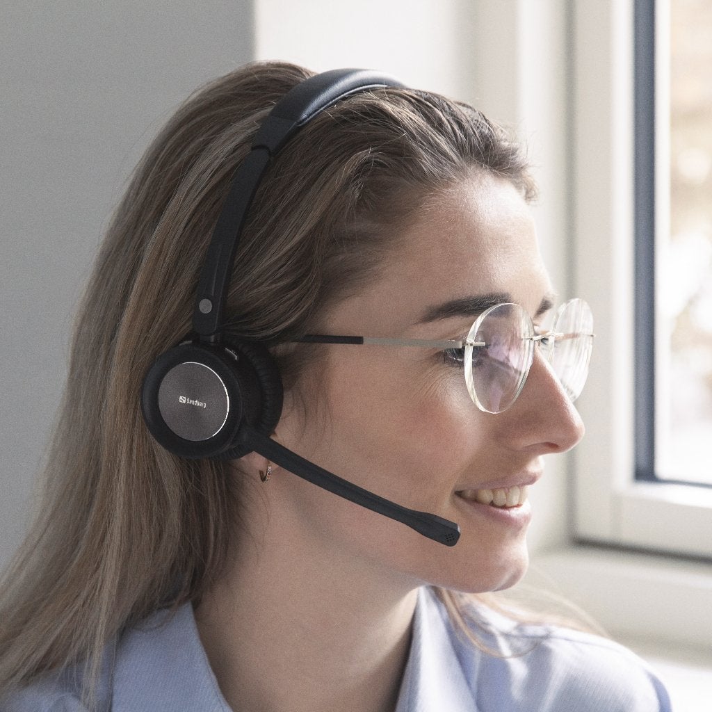 Wireless Office Headset Pro+ Draadloze kantoor Hoofdset Pro, Verzenden, Nieuw, Sandberg A/S, Info@ritmeester.info