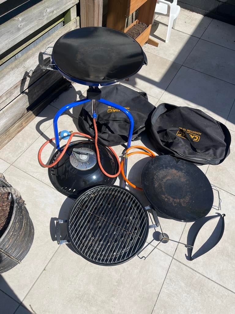 Cadac Adventure To Go gasbarbecue met accessoires, Tuin en Terras, Gasbarbecues, Ophalen, Gebruikt