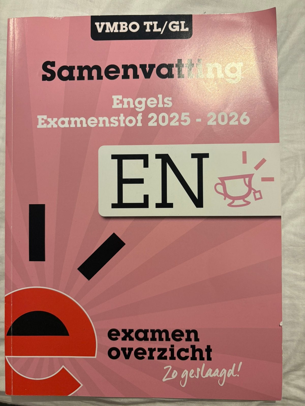 Examen boek samenvatting engels vmbo TL-GL, Ophalen of Verzenden, Zo goed als nieuw, VMBO, Engels