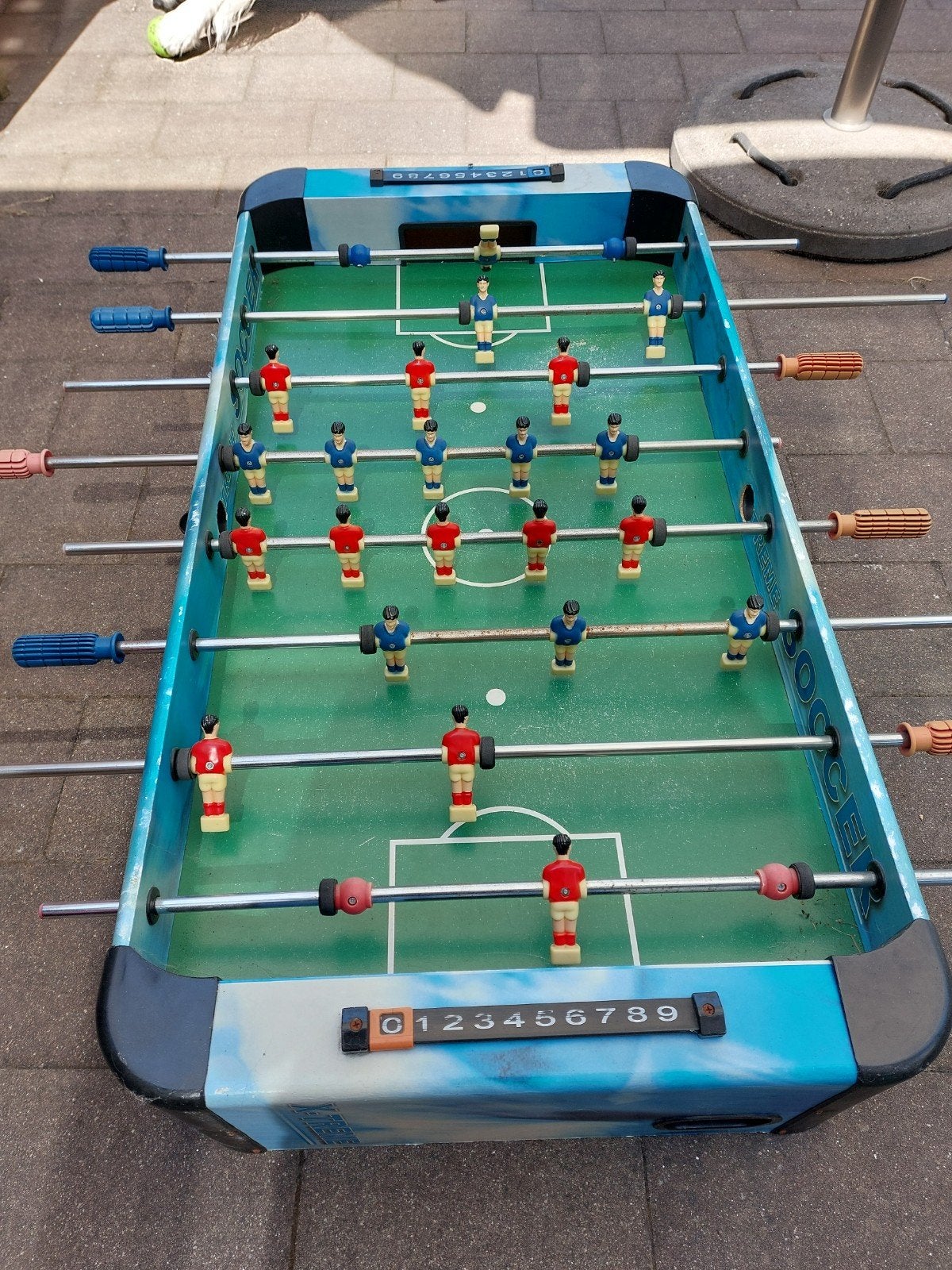 voetbaltafel, Ophalen, Gebruikt