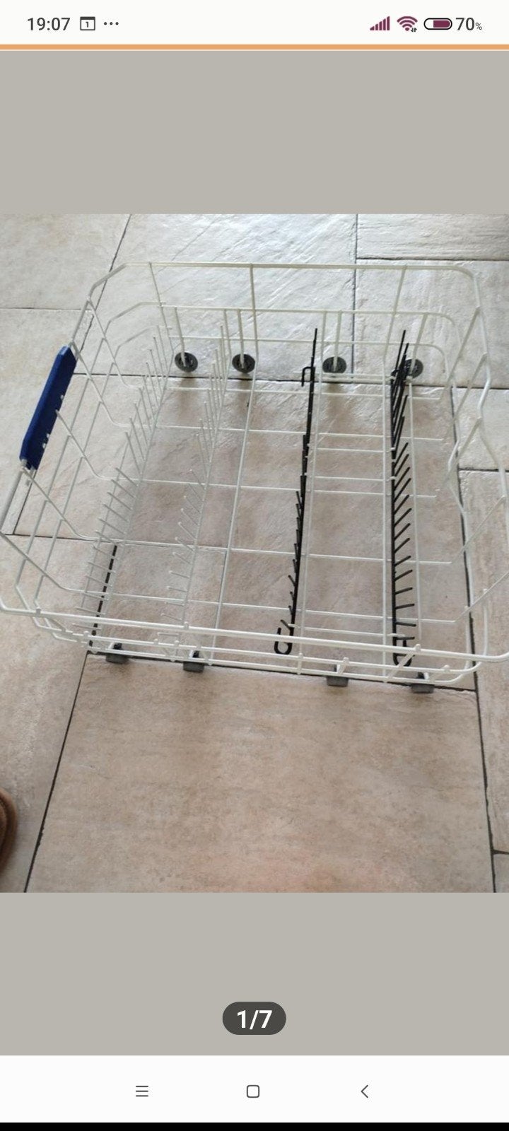 Vaatwasser rek Indesit, Ophalen, Wasrek