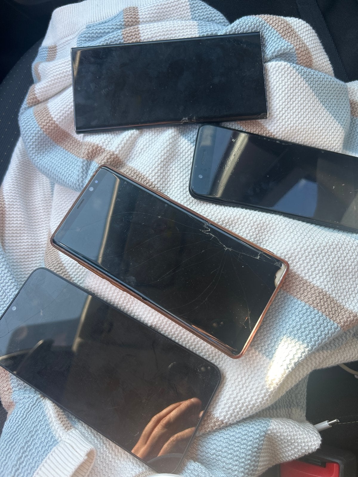 Partij defecte Samsung Galaxy smartphones (onderdelen), Galaxy Note 20, Touchscreen, Ophalen of Verzenden, Niet werkend