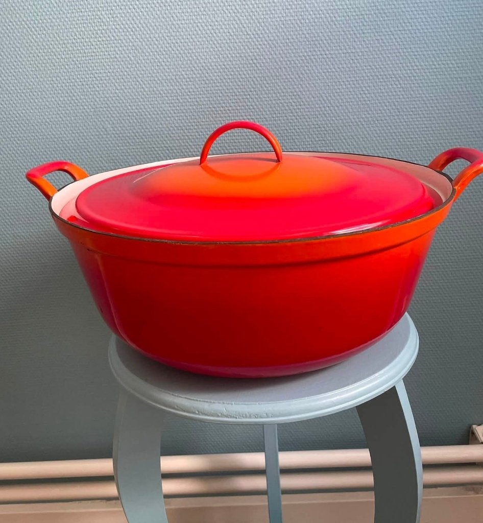 Originele XXL Cousances (Le Creuset) Braadpan 19 Liter!, Huis en Inrichting, Ophalen, Gebruikt, Le Creuset, Braadpan