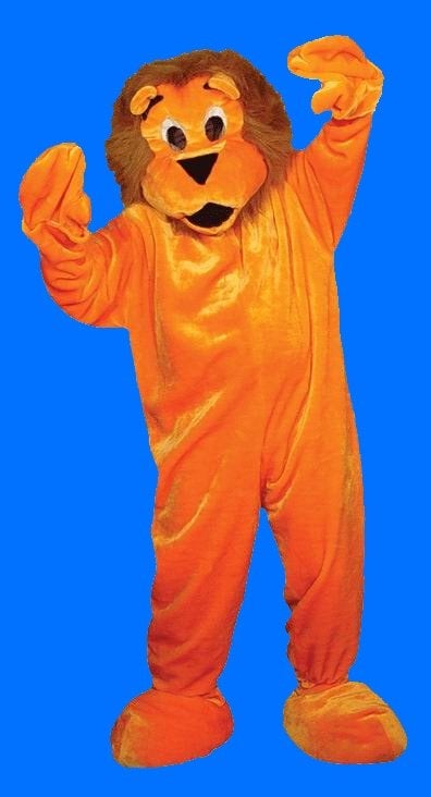 Leeuwen Mascotte voor WK Voetbal & Evenementen voor 100,-, Ophalen, Zo goed als nieuw, Oranje of Koningsdag