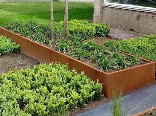 Cortenstaal bloembak 300x100x40cm, Tuin en Terras, Ophalen, 100 cm of meer, Nieuw, Metaal