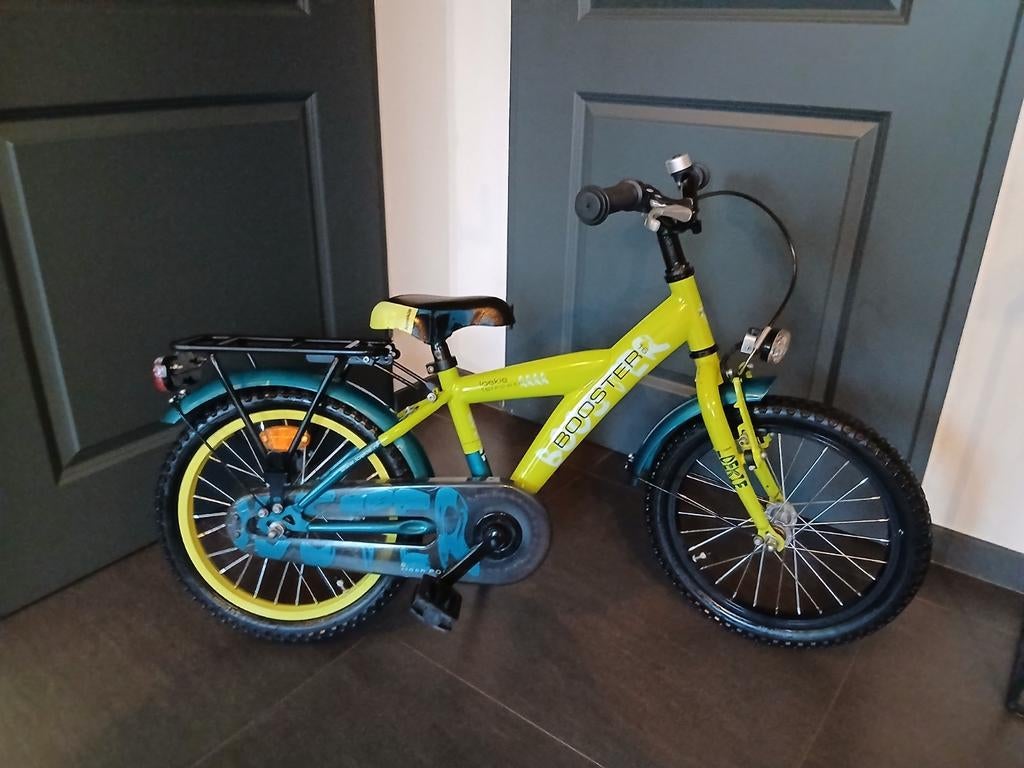Loekie Booster kinderfiets 16 inch, Fietsen en Brommers, Fietsen | Jongens, Ophalen, Terugtraprem, Gebruikt, Loekie booster