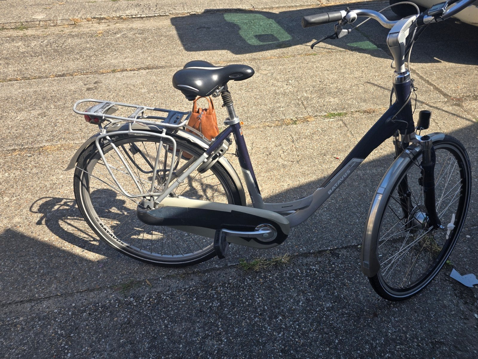 Batavus damesfiets met lage instap, Velgrem, Batavus, Ophalen of Verzenden, 50 tot 53 cm