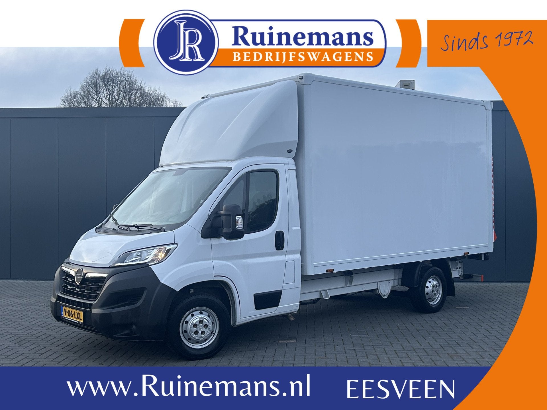 Opel Movano 2.2 CDTi 141 PK / BAKWAGEN+KLEP / 1.050 KG LAADV, Gebruikt, 4 cilinders, 2500 kg, Wit