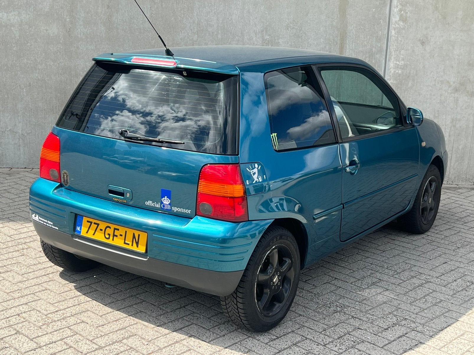 Goedrijdende Groene Seat Arosa 1.4 Benzine 60PK/Nap/Apk!, Voorwielaandrijving, Sound system, 31 €/maand, 4 stoelen