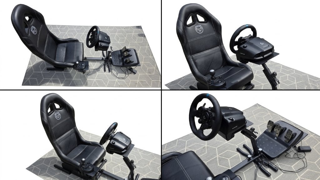 Logitech G923 met schakelpook en Qware race stoel, Ophalen, Zo goed als nieuw, Playseat of Racestoel, PlayStation 5