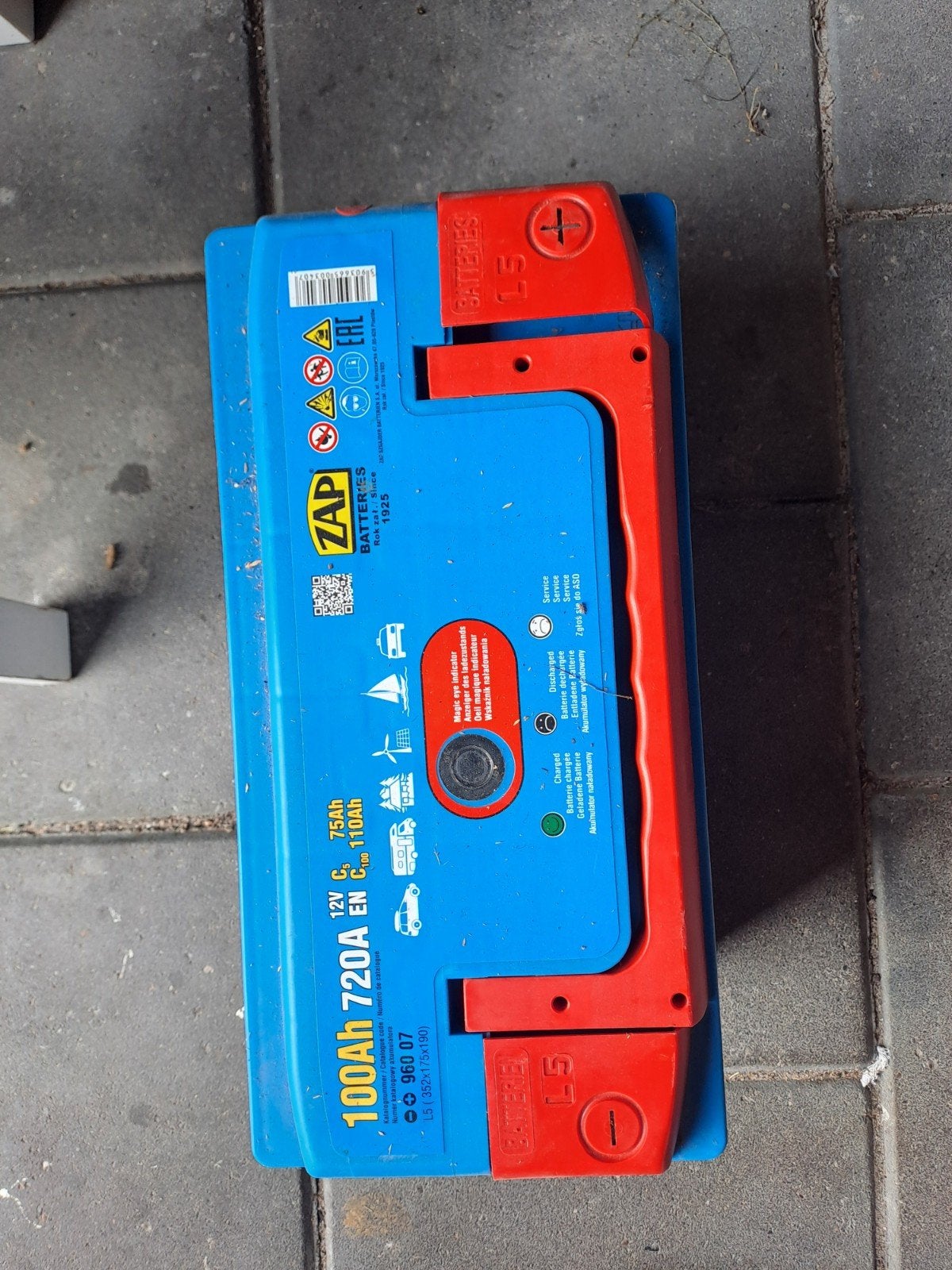 ZAP Batterij 100Ah 720A - Nieuwstaat, Ophalen, Gebruikt