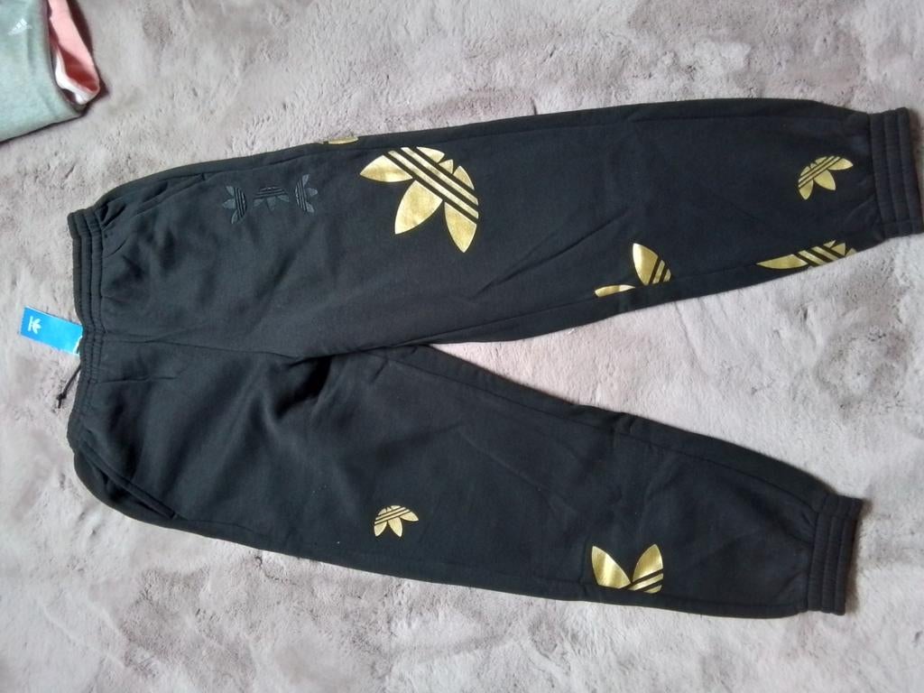Adidas joggingbroek jogging sportbroek, Maat 38/40 (M), Adidas, Zwart, Overige typen