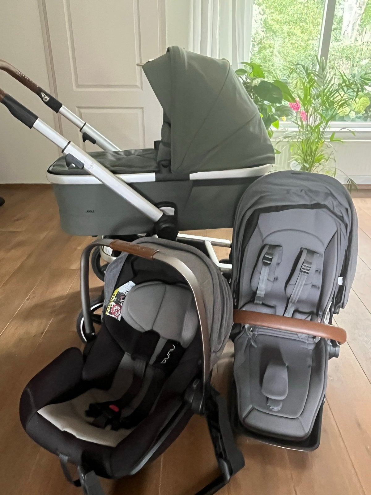 Joolz Hub met Nuna Arra autostoel en adapters, Gebruikt, Combiwagen, Met autostoeltje, Ophalen