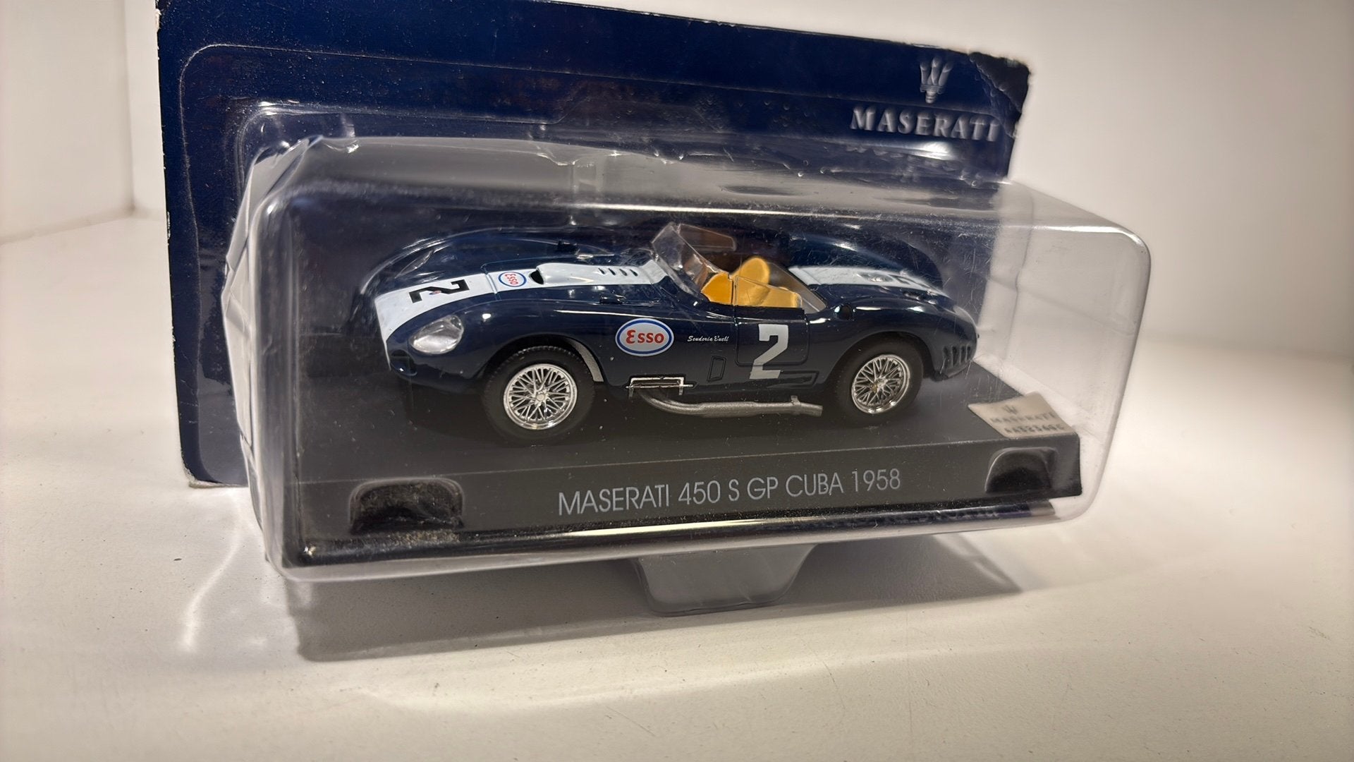 Maserati 450 s gp cuba 1958 atlas 1.43, Overige merken, Auto, Ophalen of Verzenden, A