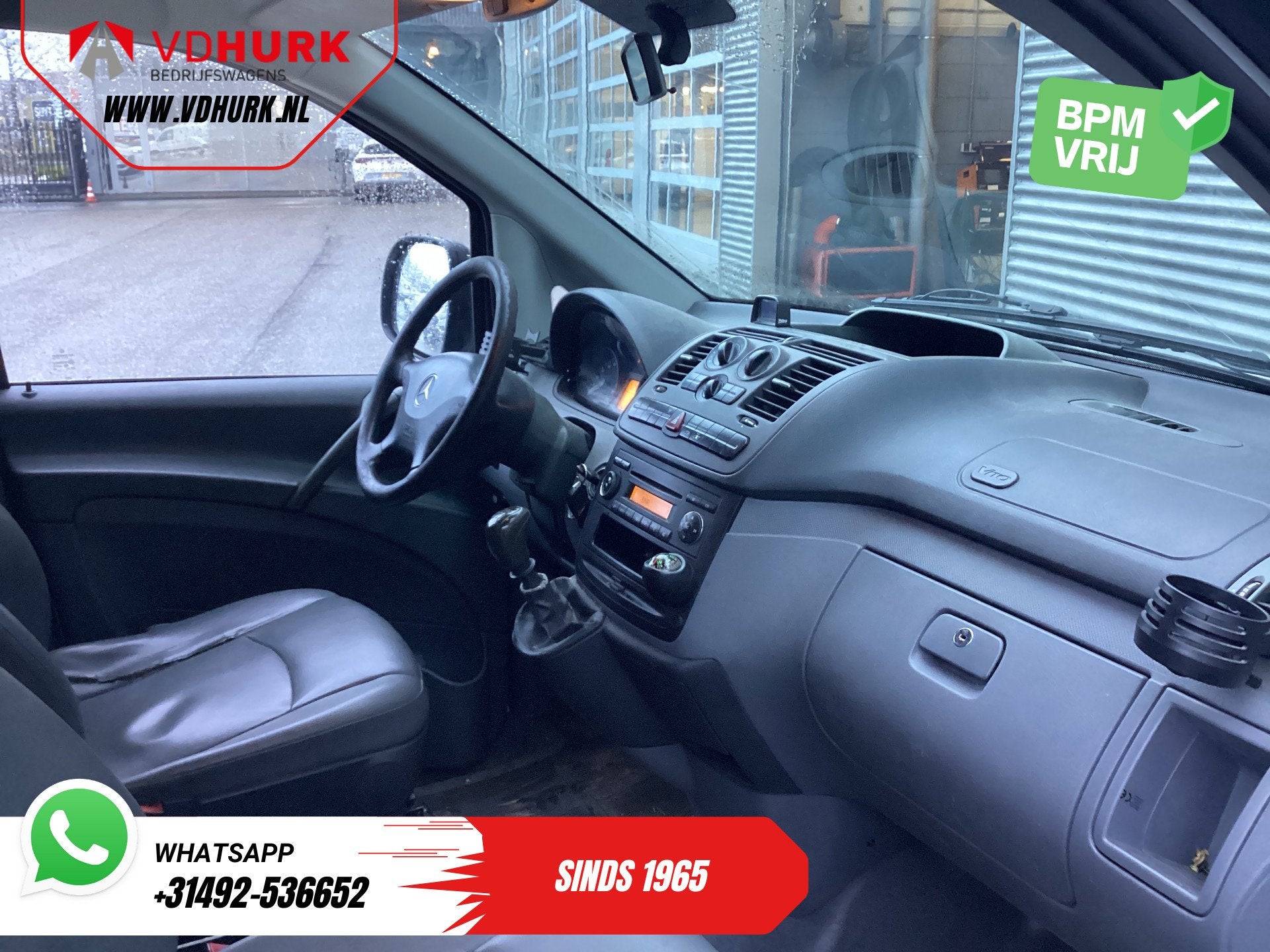Mercedes-Benz Vito 109 CDI EXPORT NL Auto/ Airco/ 16”LMV/, Auto's, Gebruikt, 4 cilinders, 2000 kg, Wit