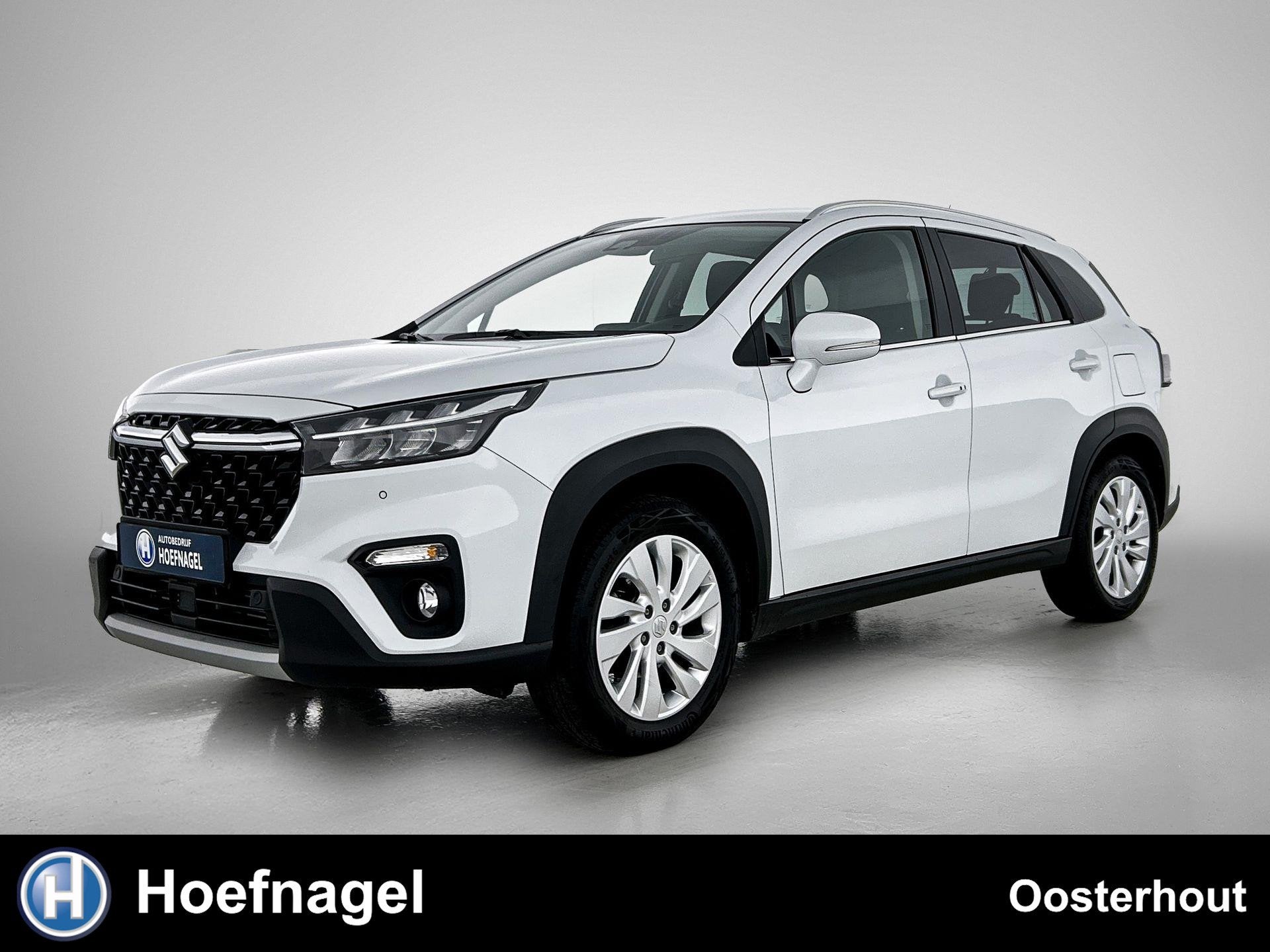 Suzuki S-Cross 1.4 Boosterjet Style Smart Hybrid | Automaat, Auto's, Stof, Gebruikt, Zwart, 4 cilinders