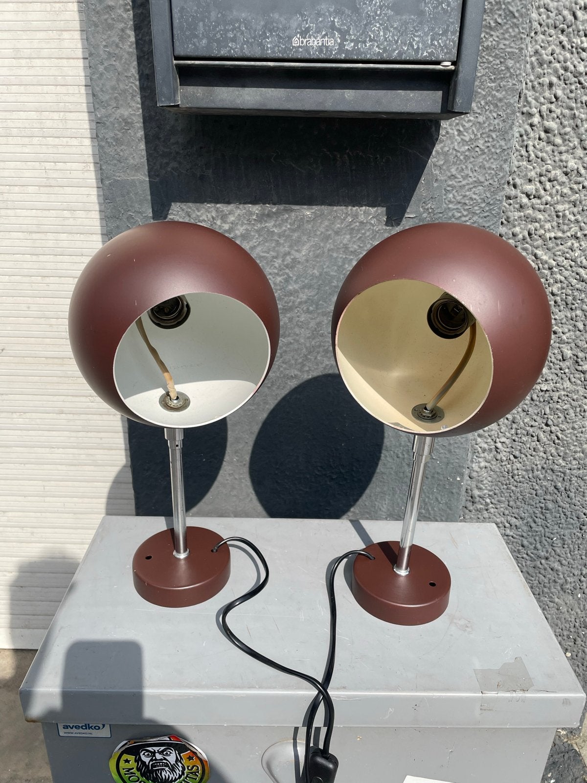 Vintage Hoffmeister Tafellampen - Set van 2, Ophalen of Verzenden