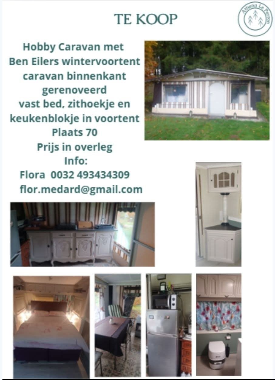 Gerenoveerde Hobby Stacaravan met wintertent - Waimes, Caravans en Kamperen, Tot en met 2