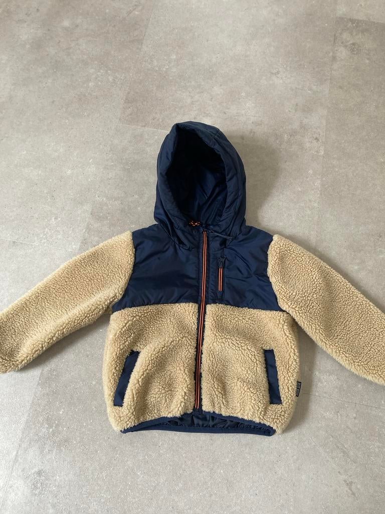 WE Blue Ridge Denim tussenjas maat 98/104, Ophalen of Verzenden, Zo goed als nieuw, Jongen of Meisje, Jas