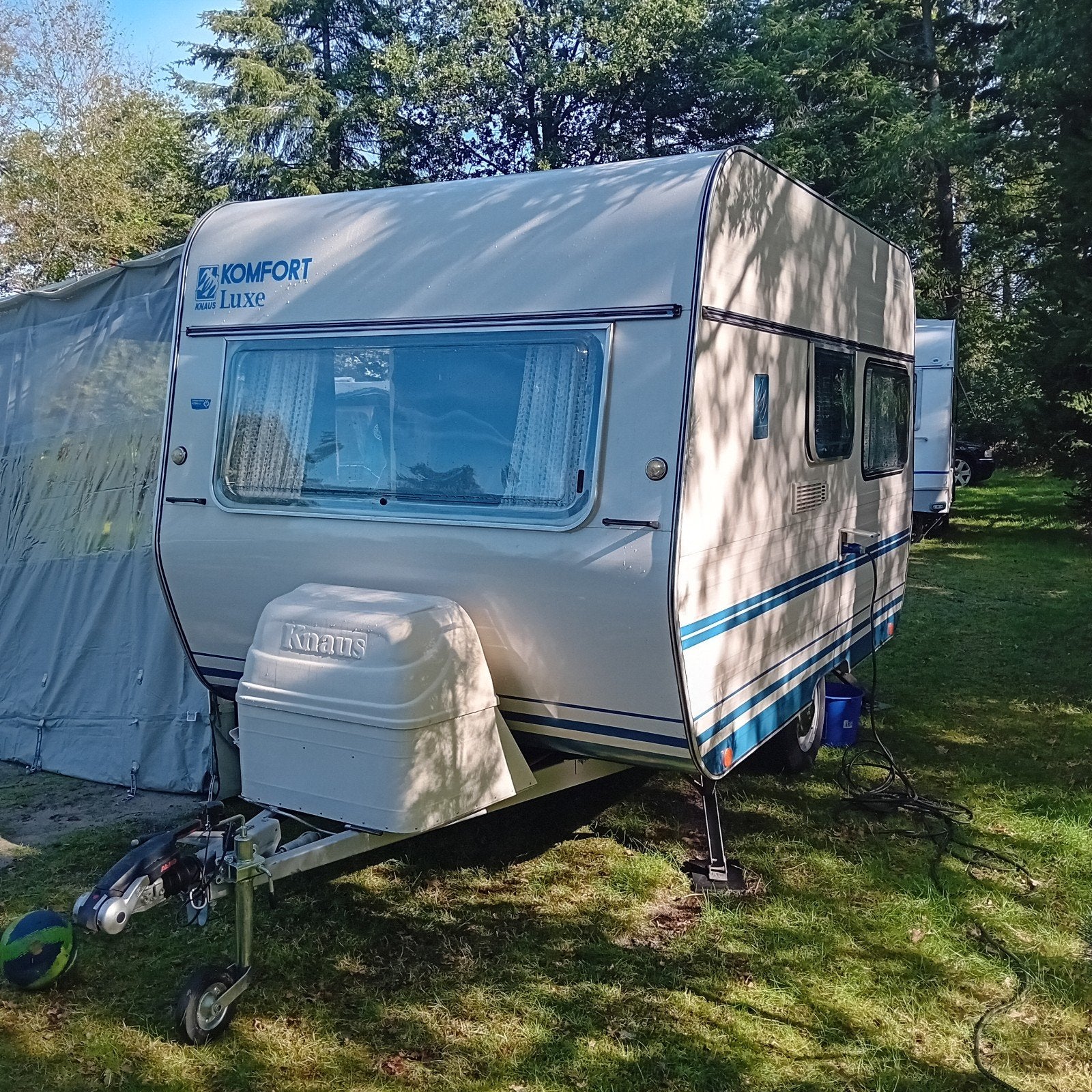 Knaus Komfort Luxus 365 - Vol. Gerestaureerd Retro Carava, Treinzit, Particulier, Knaus, Tot 4 meter