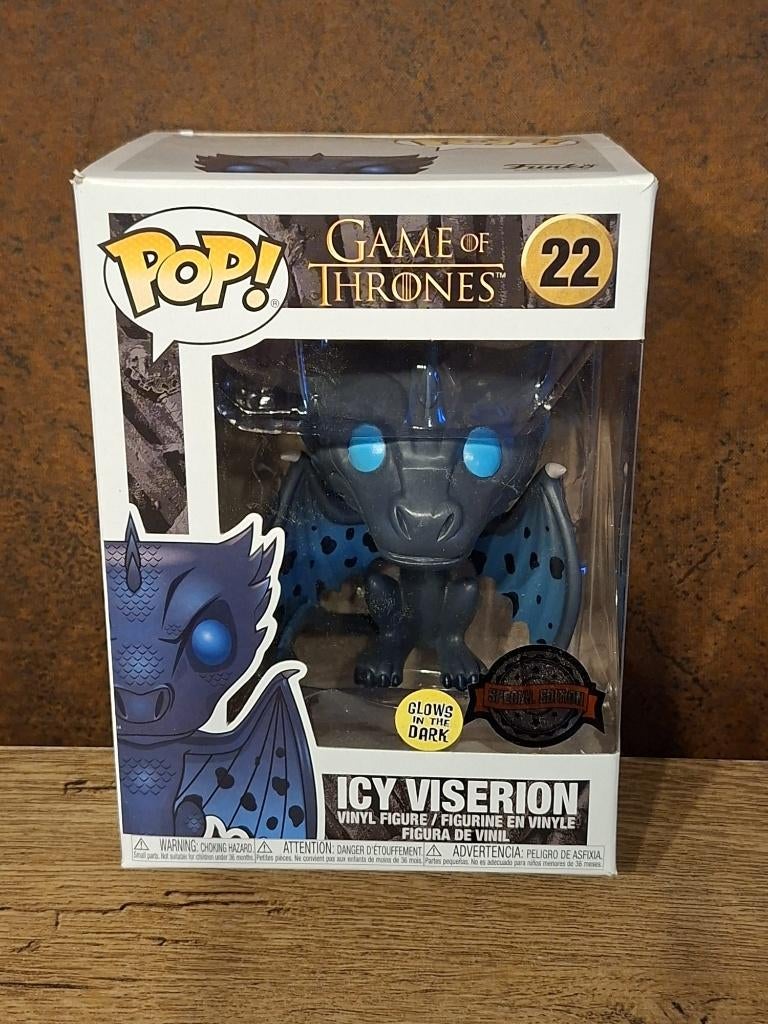 Funko Pop : 22 : Game of Thrones : Icy Viserion !!, Verzamelen, Poppetjes en Figuurtjes, Ophalen of Verzenden, Zo goed als nieuw