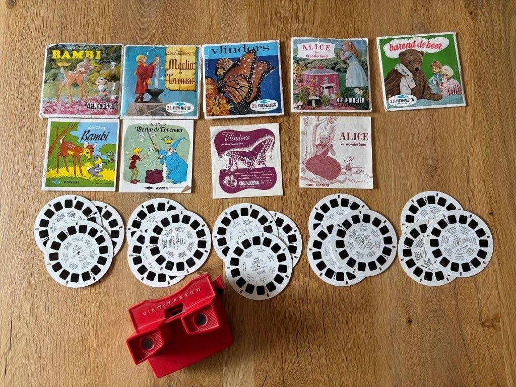 Viewmaster met 5 sets schijfjes (1), Verzamelen, Ophalen of Verzenden, Gebruikt