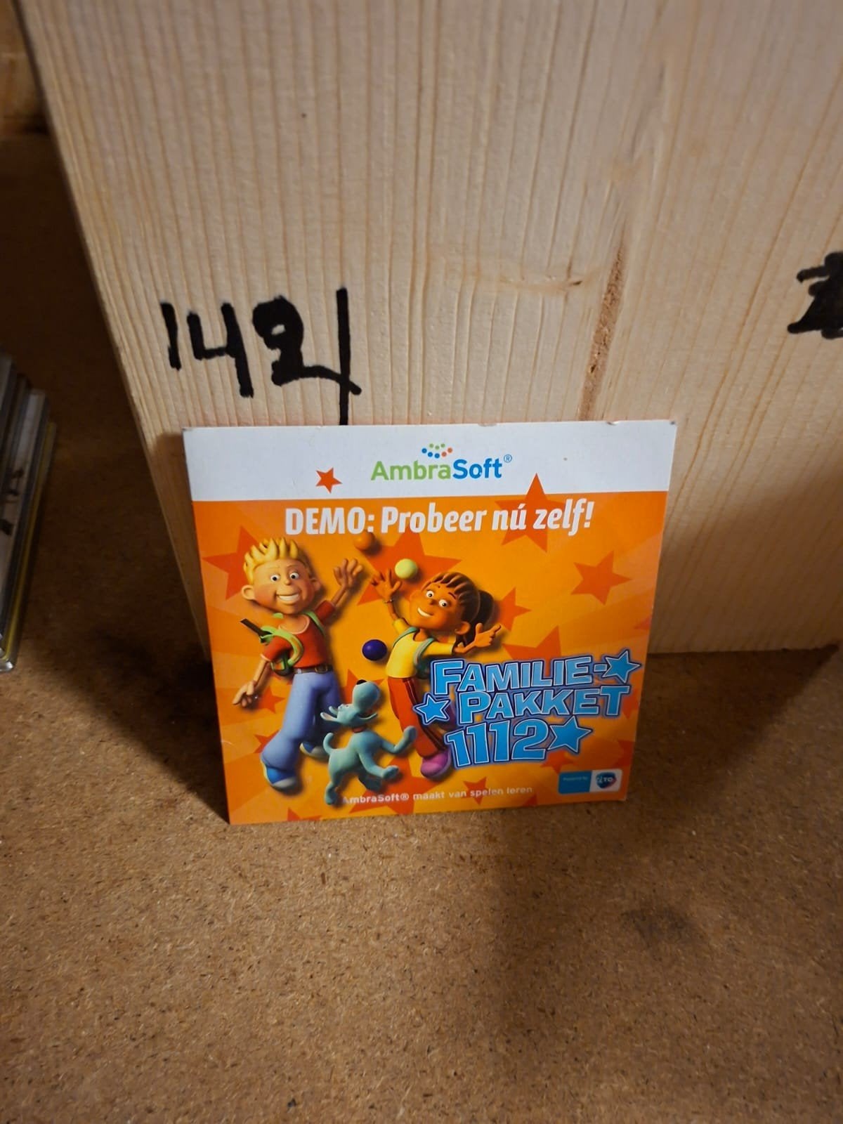 AmbraSoft Familie Pakket 1112 Demo CD-ROM, Spelcomputers en Games, Puzzel en Educatief, Gebruikt, 1 speler, Ophalen of Verzenden