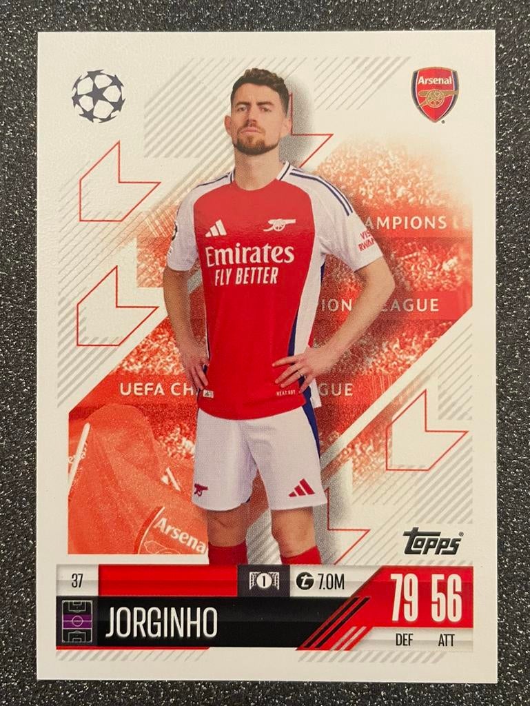 Topps MA 24/25    JORGINHO    ARSENAL FC, Verzenden, Zo goed als nieuw, Plaatje