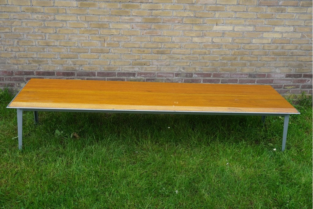 Houten bank, tuinbank, bank voor wachtkamer | 233x61, Gebruikt, Minder dan 75 cm, Niet ingevuld, Driepersoons