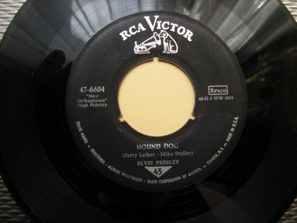 Elvis 7'German Armylabel Hound Dog, Verzenden, Gebruikt, 7 inch, Pop