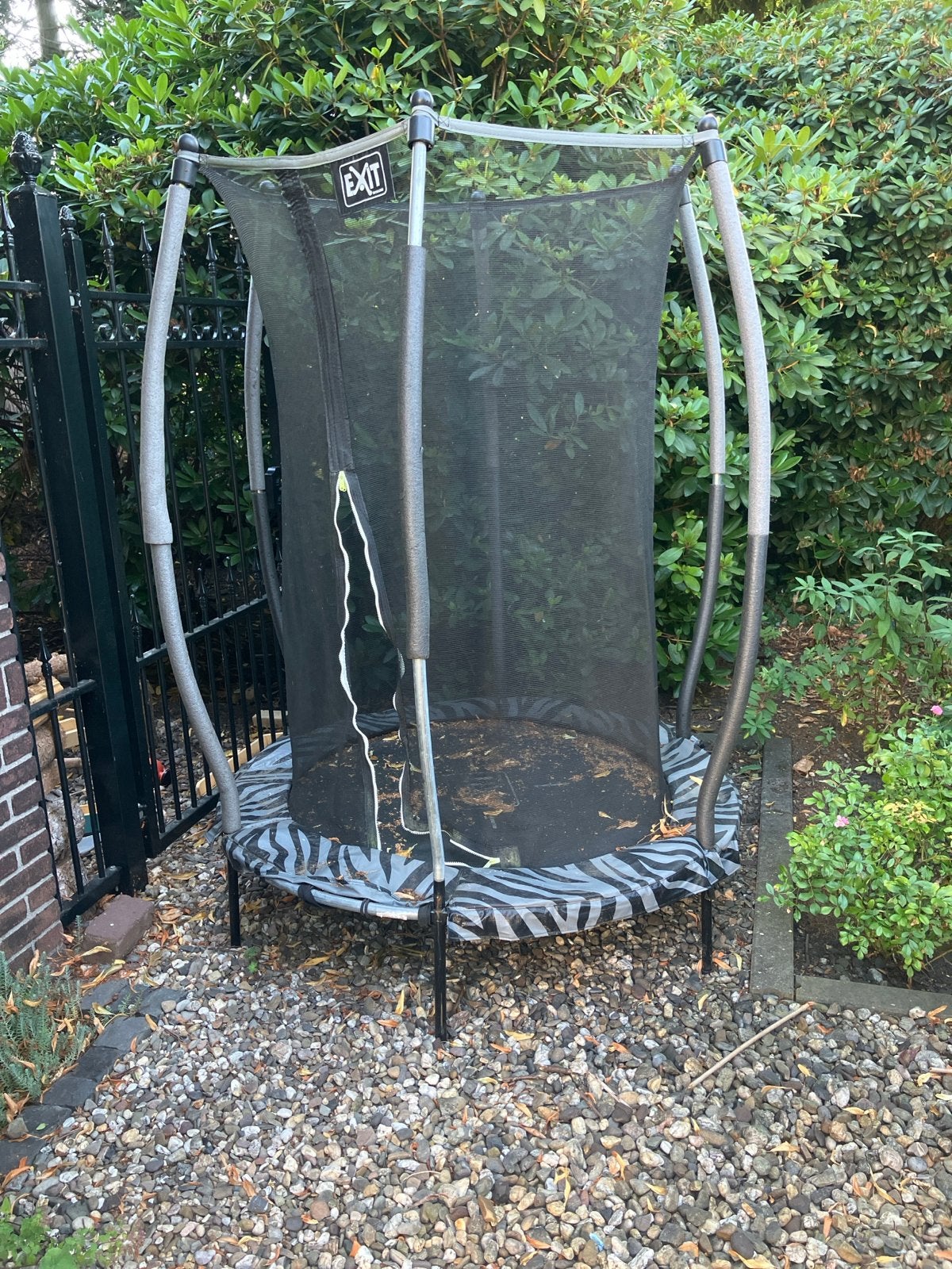 EXIT Trampoline met veiligheidsnet - Gebruikt, Ophalen, Gebruikt